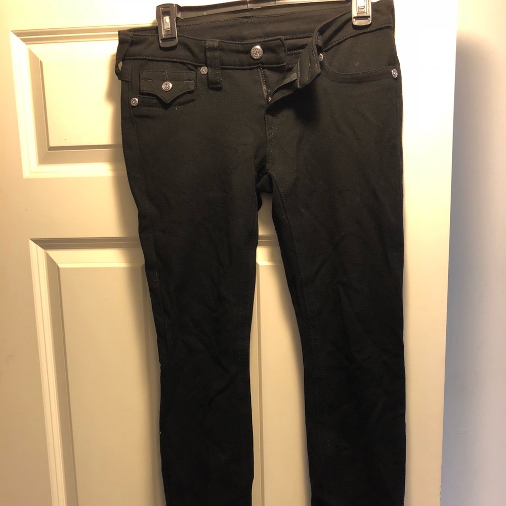 True Religion Black Jeggings
